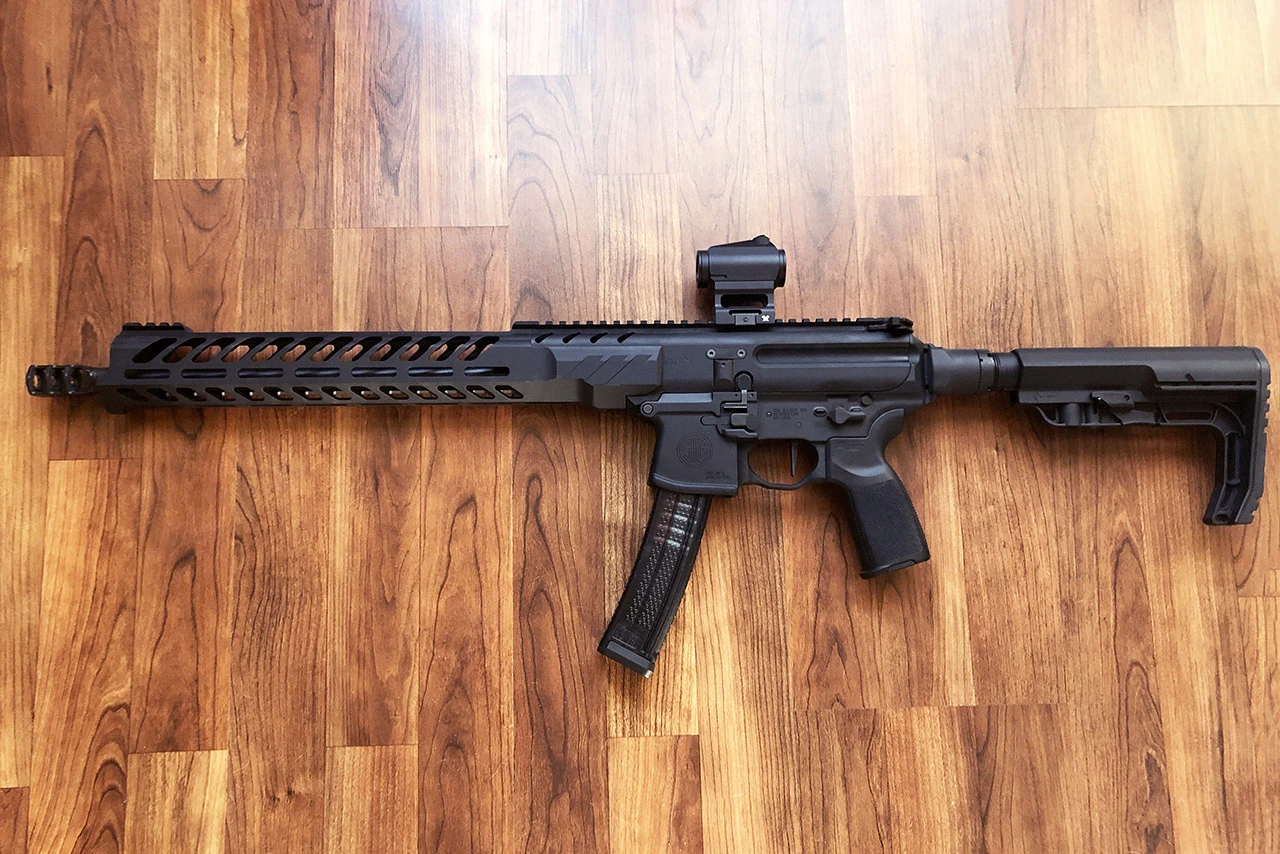 Sig MPX PCC with Thordsen Buffer Tube Adapter