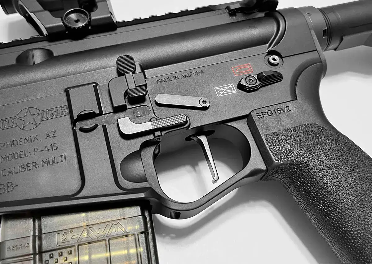 TriggerTech Single-Stage Competitive Trigger in POF Rifle
